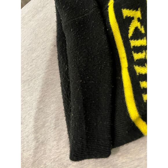 Klim adult bomber beanie black and yellow Pom snowmobile RZR Polaris skidoo cat - Picture 6 of 6